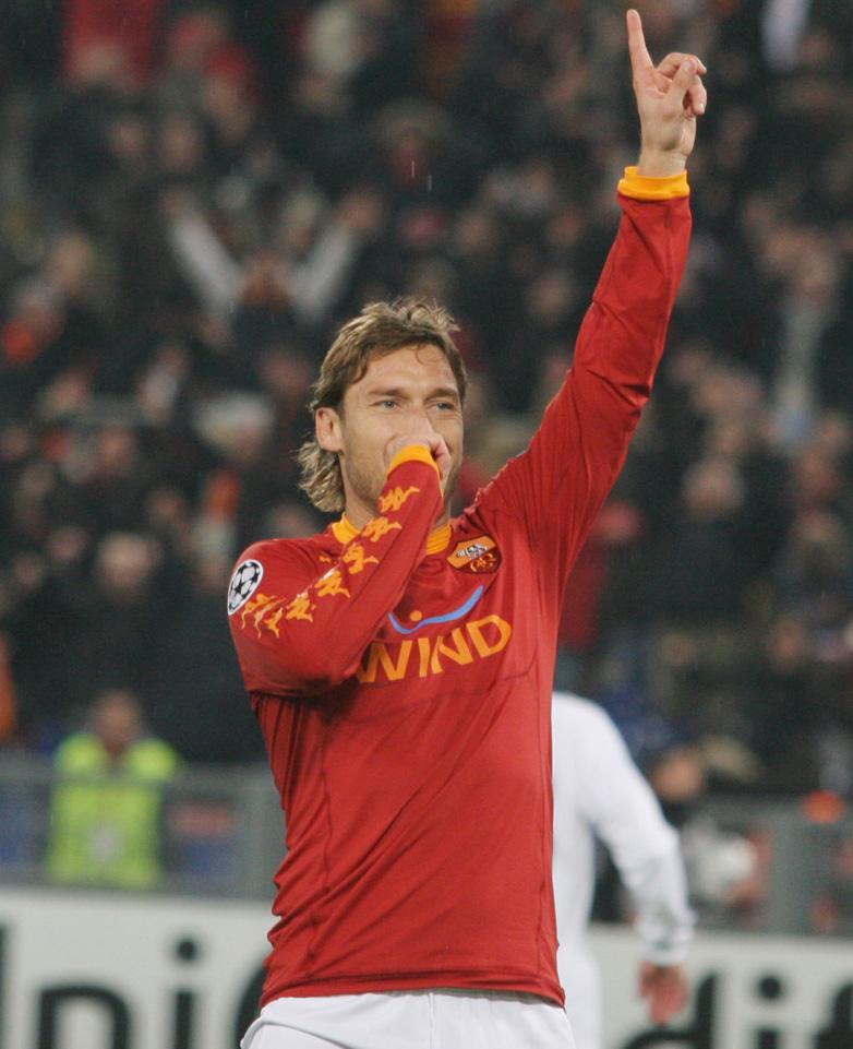 Esultanza Francesco Totti
