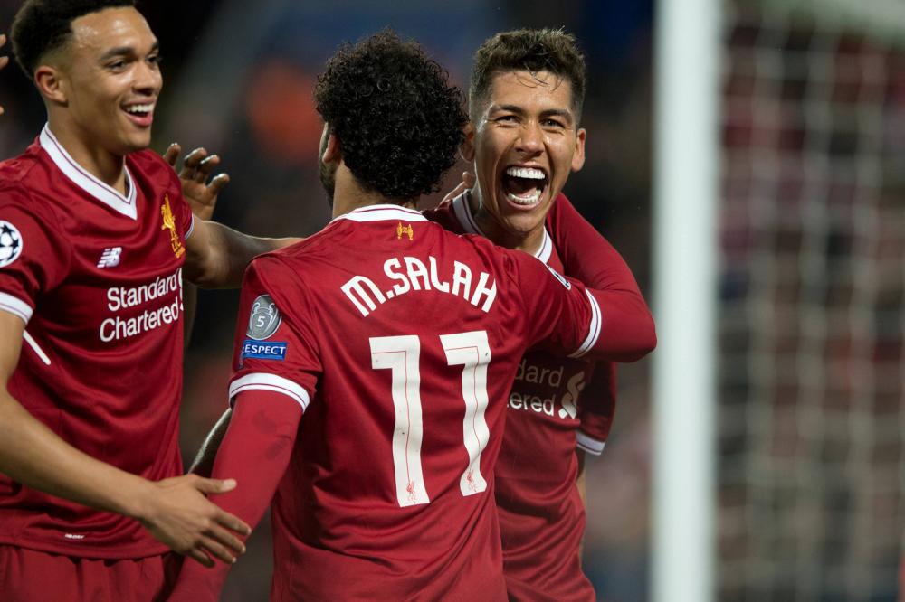 Liverpool (Inghilterra) 24/04/2018 - Champions League / Liverpool-Roma / foto Imago/Image Sport
nella foto: esultanza gol Roberto Firmino