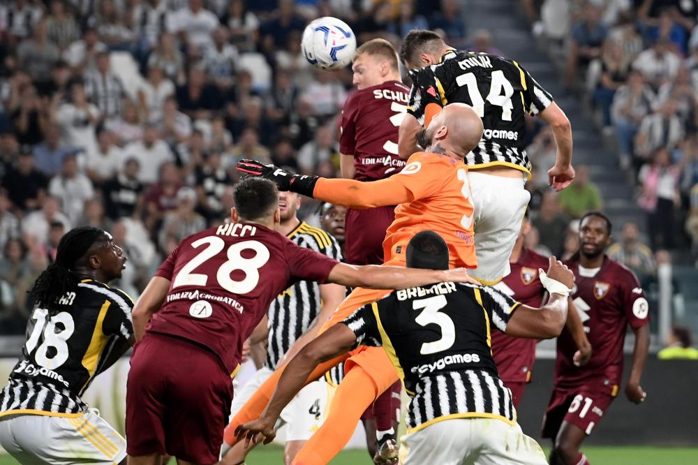 Db Torino 07/10/2023 - campionato di calcio serie A / Juventus-Torino / foto Daniele Buffa/Image Sport
nella foto: gol Arkadiusz Milik