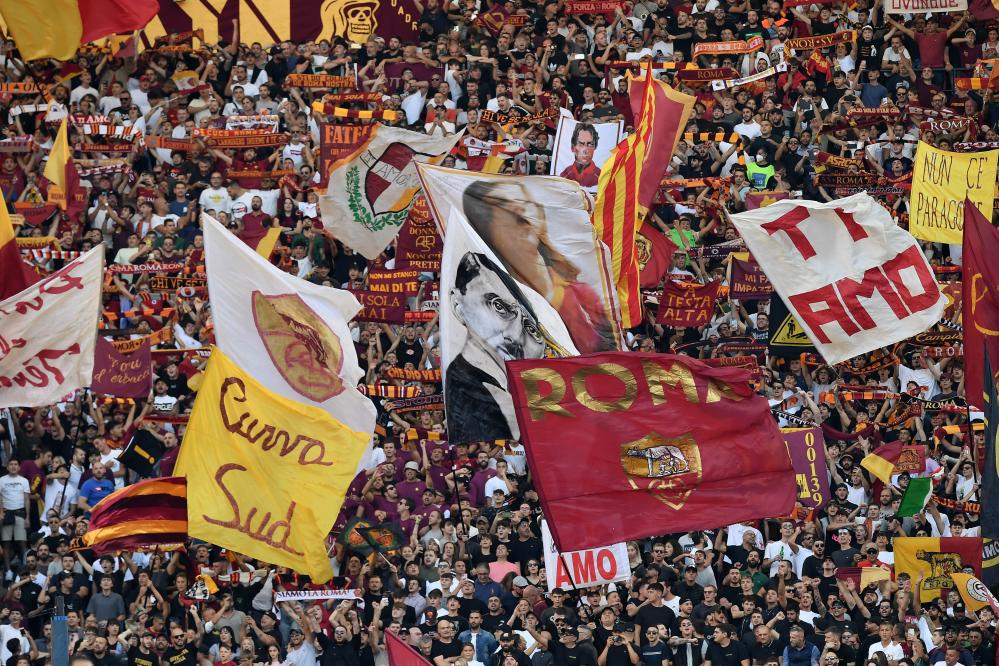 As Roma 18/09/2022 - campionato di calcio serie A / Roma-Atalanta / foto Antonello Sammarco/Image Sport
nella foto: tifosi Roma