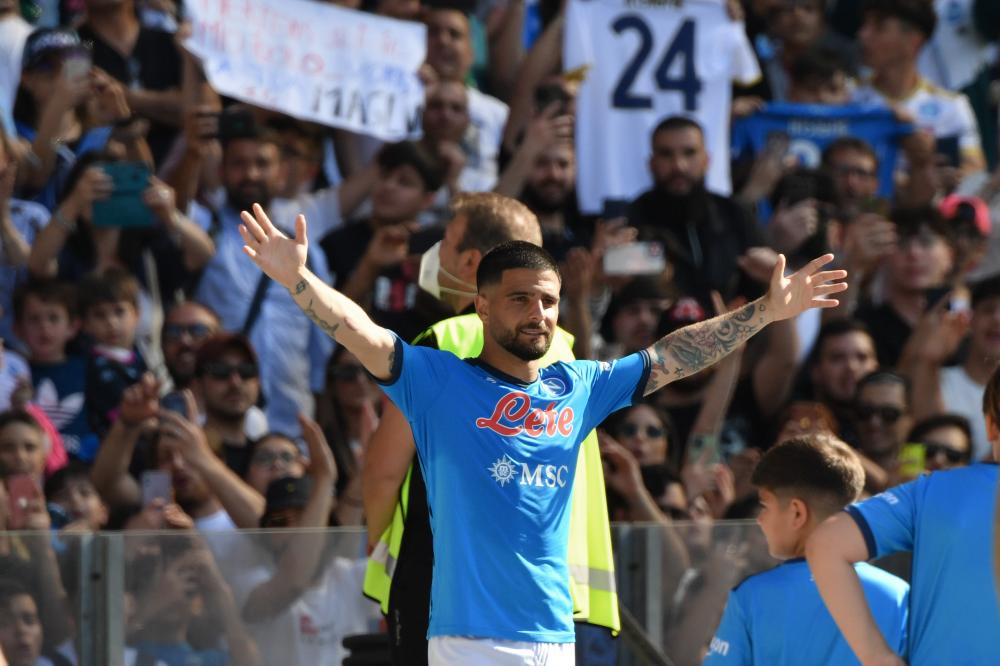 Napoli 15/05/2022 - campionato di calcio serie A / Napoli-Genoa / foto Image Sport
nella foto: Lorenzo Insigne