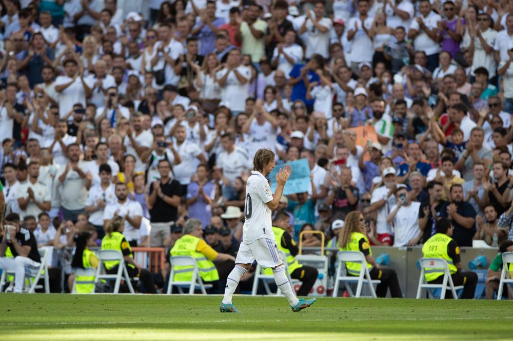 Madrid, LaLiga 2022-2023, Real Madrid CF-Real Betis, giocata allo stadio Santiago Bernabeu. Nella foto: Luka Modric