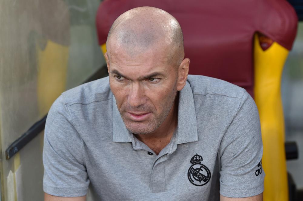 As Roma 11/08/2019 - amichevole/ Roma-Real Madrid / foto Antonello Sammarco/Image Sport
nella foto: Zinedine Zidane