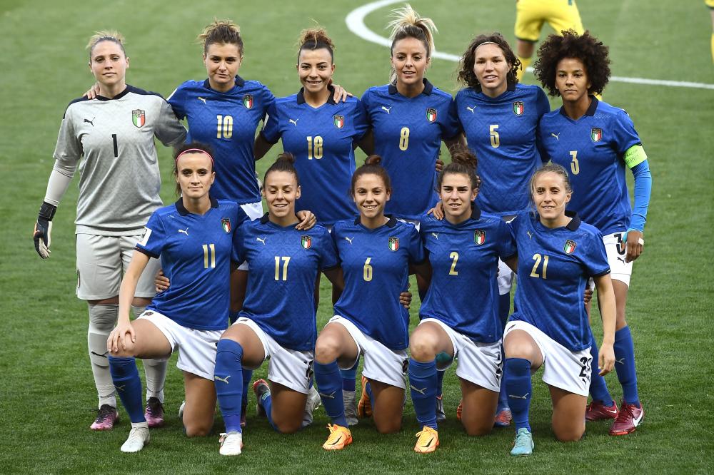 Db Parma 08/04/2022 - qualificazioni Mondiali Australia 2023 / Italia-Lituania femminile / foto Daniele Buffa/Image Sport
nella foto: formazione Italia