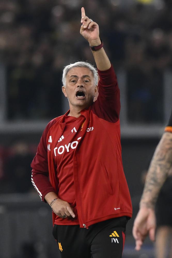 Roma 01/10/2023 - campionato di calcio serie A / Roma-Frosinone / foto Image Sport
nella foto: Jose’ Mourinho