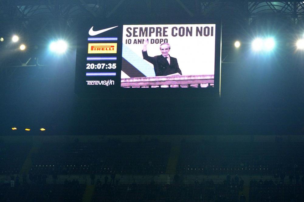 Gc Milano 10/12/2011 - campionato di calcio serie A / Inter-Fiorentina
nella foto: commemorazione Giuseppe Prisco