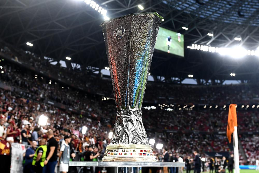 Mg Budapest (Ungheria) 31/05/2023 - finale Europa League / Siviglia-Roma / foto Matteo Gribaudi/Image Sport 
nella foto: coppa
