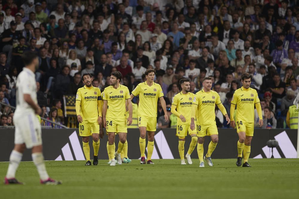 Madrid, LaLiga 2022-2023, Real Madrid CF-Villarreal CF, giocata allo stadio Santiago Bernabeu. Nella foto: Gol del Villarreal