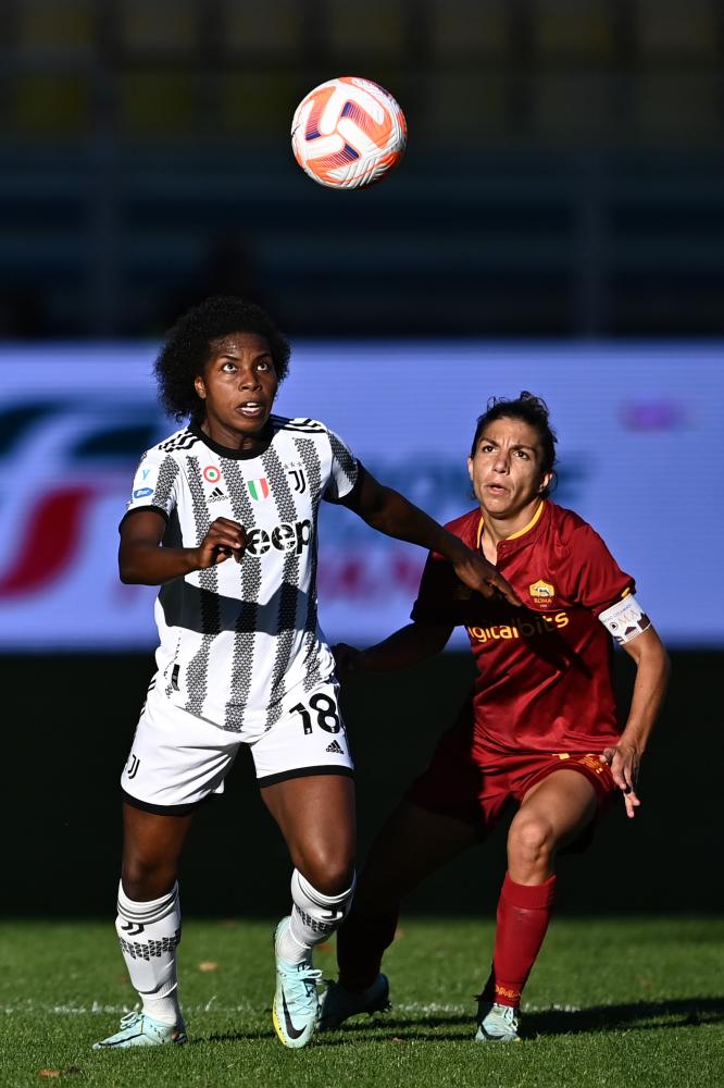 Mg Parma 05/11/2022 - Supercoppa femminile / Juventus-Roma / foto Matteo Gribaudi/Image Sport
nella foto: Lineth Beerensteyn-Elisa Bartoli