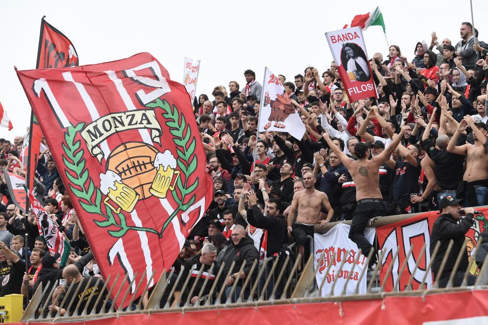 Db Monza 09/10/2022 - campionato di calcio serie A / Monza-Spezia / foto Daniele Buffa/Image Sport
nella foto: tifosi Monza