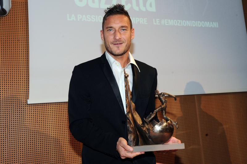 An Milano 17/11/2014 - premio internazionale 'Il bello del calcio'
nella foto: Francesco Totti