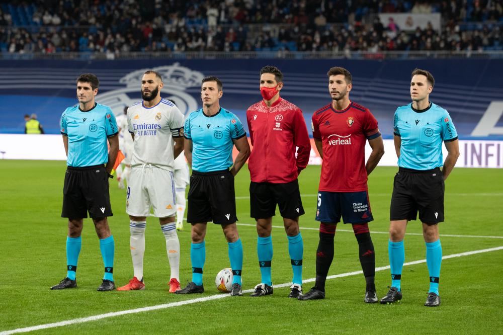 Madrid, LaLiga 2021/2022, Real Madrid CF-CA Osasuna 0-0, giocata allo stadio Santiago Bernabeu, nella foto: Foto de capitanes