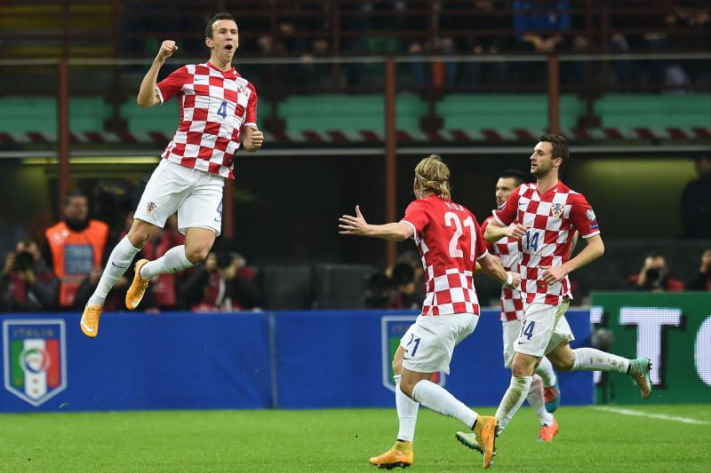 Mg Milano 16/11/2014 - qualificazione Europeo Francia 2016 / Italia-Croazia 
nella foto: esultanza gol Ivan Perisic