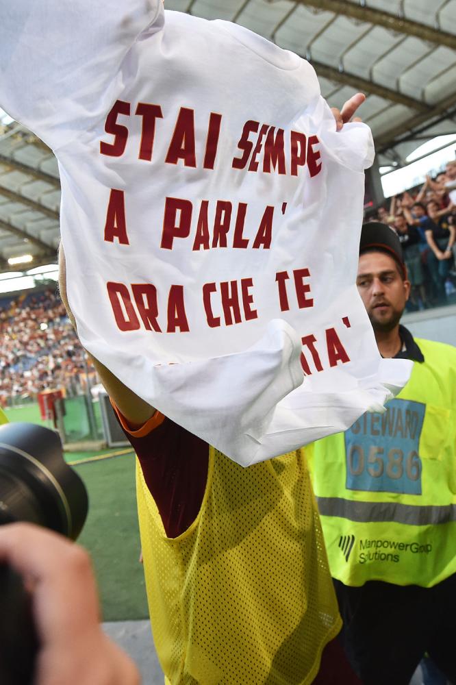 Roma 25/05/2015 - campionato di calcio serie A / Lazio-Roma / 
nella foto: Francesco Totti