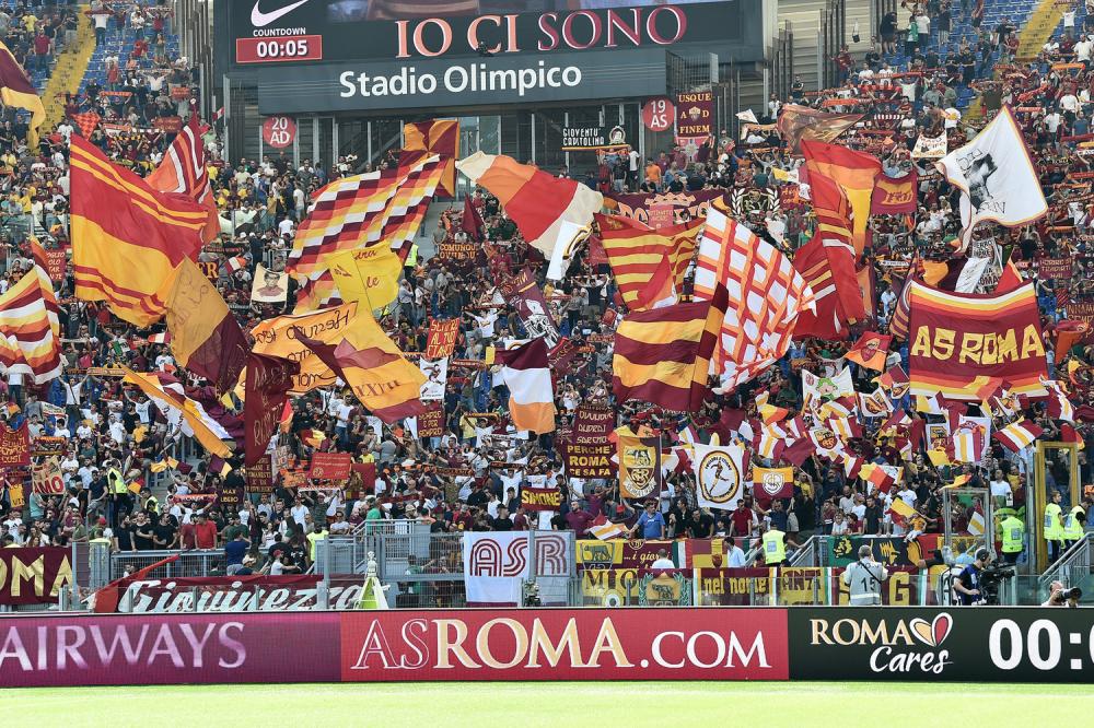 As Roma 16/09/2018 - campionato di calcio serie A / Roma-Chievo Verona / foto Antonello Sammarco/Image Spot 
nella foto: tifosi Roma