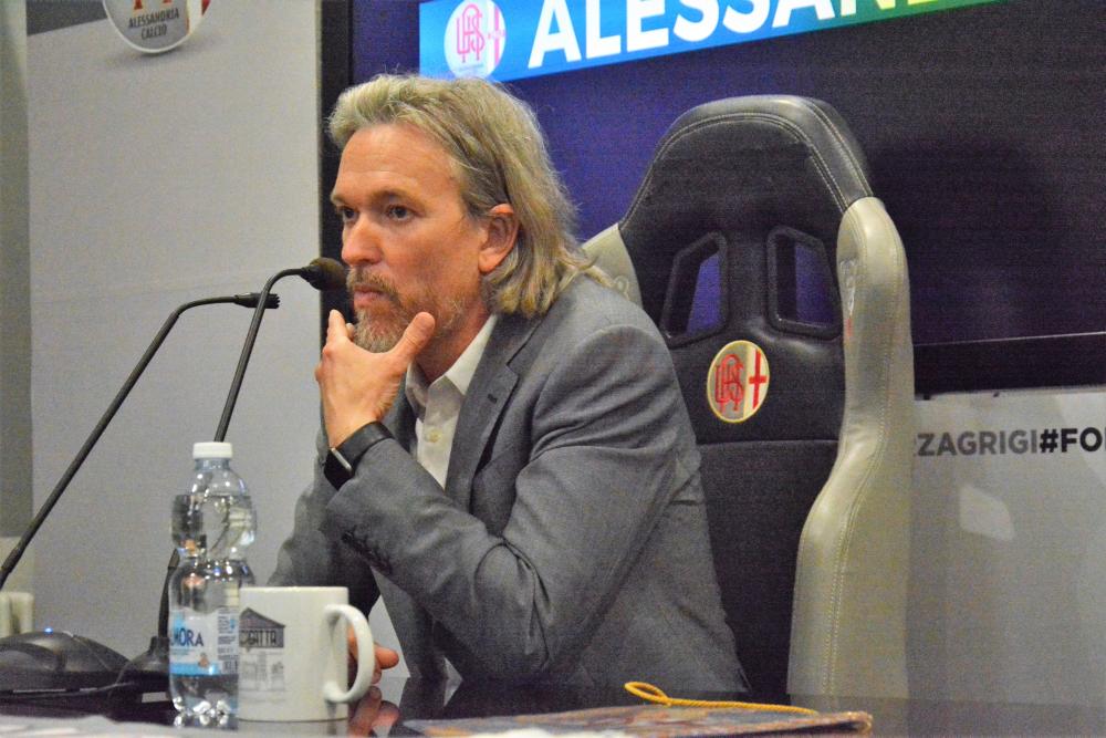 Alessandria, Serie C, 2022/2023, presentazione del Presidente dell'Alessandria Calcio, nella foto: Enea Benedetto