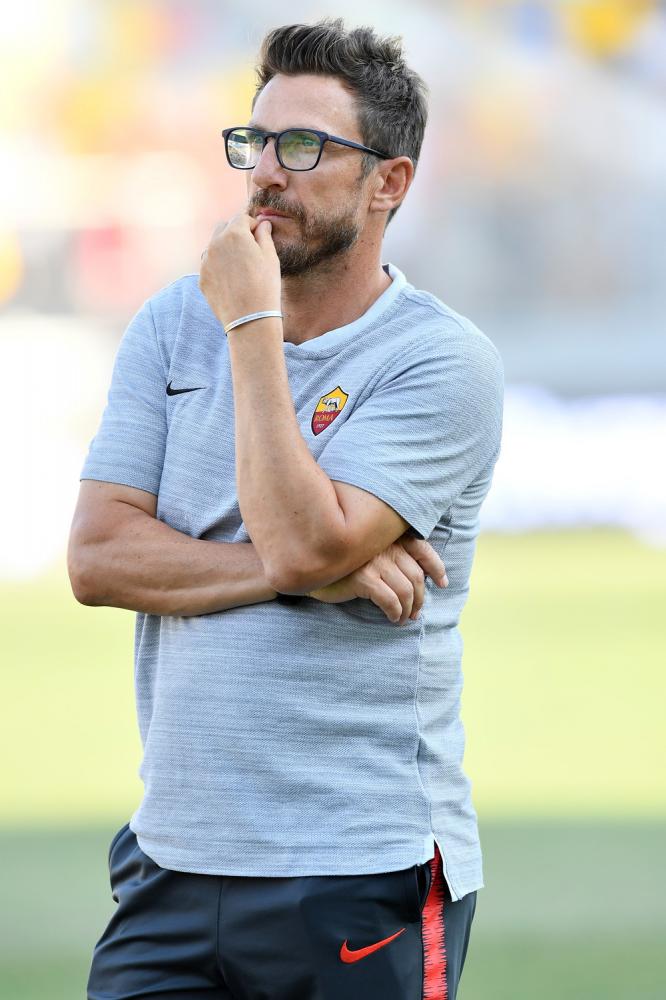 Frosinone 20/07/2018 - amichevole / Roma-Avellino / foto Antonello Sammarco/Image Sport
nella foto: Eusebio Di Francesco