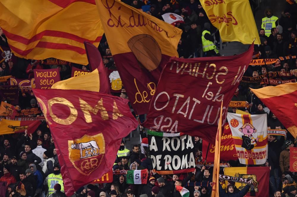 Mg Roma 25/02/2018 - campionato di calcio serie A / Roma-Milan / foto Antonello Sammarco/Image Sport
nella foto: tifosi Roma