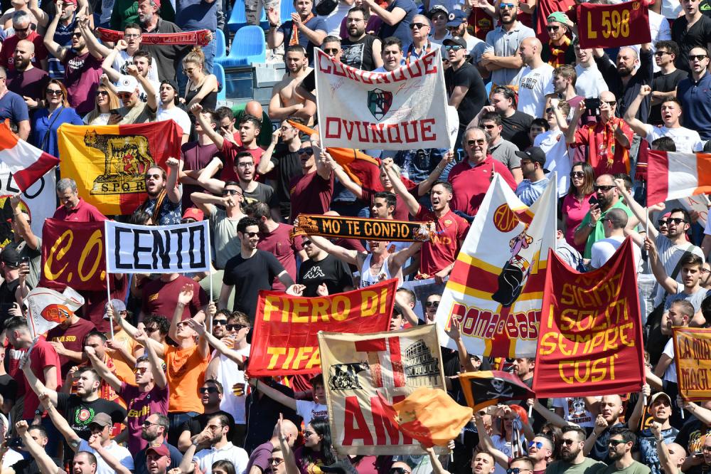 As Ferrara 21/04/2018 - campionato di calcio serie A / Spal-Roma / foto Antonello Sammarco/Image Sport
nella foto: tifosi Roma