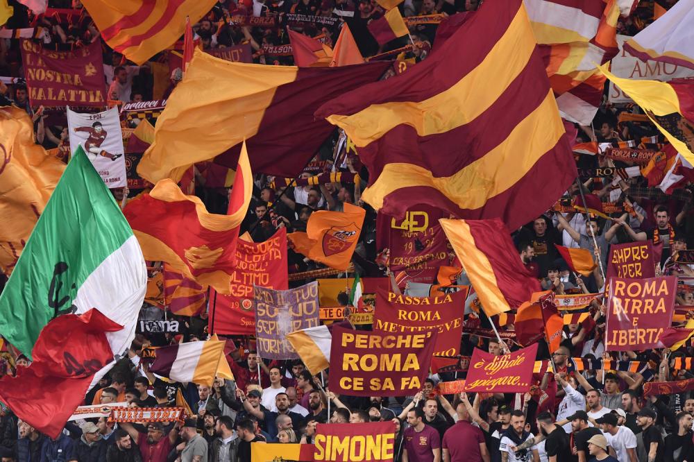 As Roma 02/05/2018 - Champions League / Roma-Liverpool / foto Antonello Sammarco/Image Sport
nella foto: tifosi Roma