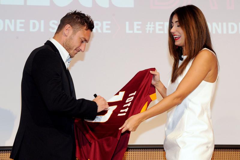 An Milano 17/11/2014 - premio internazionale 'Il bello del calcio' 
nella foto: Francesco Totti