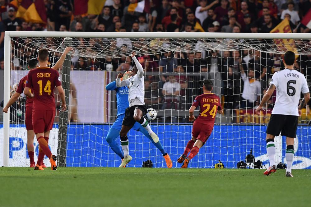 As Roma 02/05/2018 - Champions League / Roma-Liverpool / foto Antonello Sammarco/Image Sport
nella foto: gol Georginio Wijnaldum