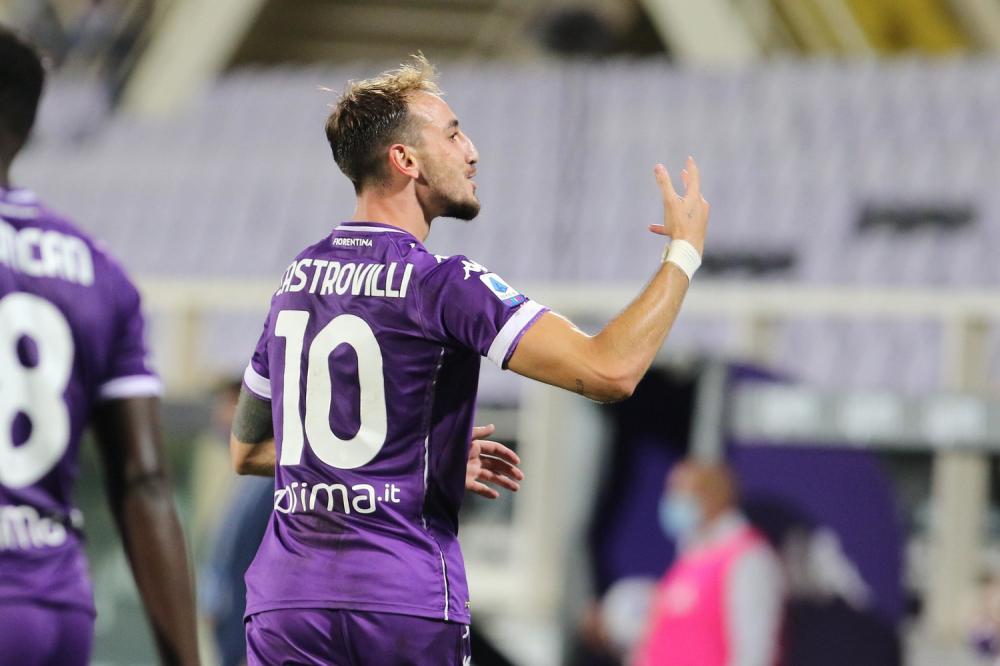 esultanza dopo il gol di Castrovilli Gaetano - Fiorentina-Torino Serie A 1a giornata Stagione 2020-2021