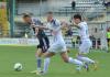 Alessandria, Serie C, 2022/2023, Alessandria-San Donato Tavarnelle 1-1, giocata allo stadio Giuseppe Moccagatta, nella foto: Antonio Mionic contrastato da Giacomo Siniega