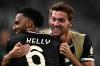 Cm Torino 16/09/2025 - Champions League / Juventus-Borussia Dortmund / foto Cristiano Mazzi/Image Sport
nella foto: esultanza gol Lloyd Kelly