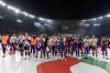 Roma 24 Maggio 2023 - Finale Coppa Italia 2022/2023 Acf Fiorentina vs Fc Internazionale. -  nella foto: i giocatori viola salutano i tifosi a fine partita.