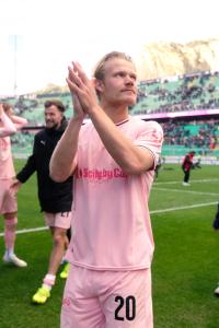 Palermo, Italy, 21 February 2026. Renzo Barbera Stadium, Palermo FC vs FC Sudtirol, match valid for the 2025/2026 Serie B championship. In the photo: Joel Pohjanpalo (Palermo FC)