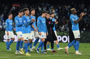Db Napoli 03/12/2023 - campionato di calcio serie A / Napoli-Inter / foto Daniele Buffa/Image Sport
nella foto: delusiome finale Napoli