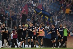 Pisa 29/05/2022 - finale Play Off serie B / Pisa-Monza / foto Image Sport
nella foto: esultanza gol Hjortur Hermannsson