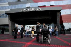 Visita di Silvio Berlusconi a casa Milan