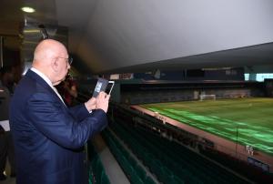 Galliani e Marotta all'Aspire Center di Doha 
