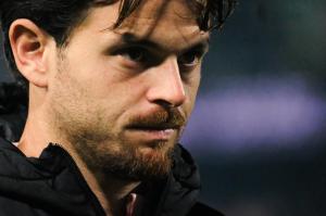 Palermo, Italy, 12 December 2025. Renzo Barbera Stadium, Palermo vs Sampdoria, match valid for the 2025/2026 Serie B championship. In the photo: Matteo Brunori (Palermo FC)