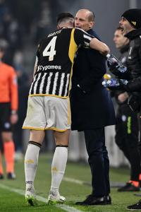 Db Torino 08/12/2023 - campionato di calcio serie A / Juventus-Napoli / foto Daniele Buffa/Image Sport 
nella foto: esultanza gol Federico Gatti