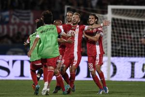 Pisa 29/05/2022 - finale Play Off serie B / Pisa-Monza / foto Image Sport
nella foto: esultanza gol Christian Gytkjaer