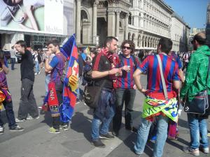 Tifosi Milan-Barcellona 