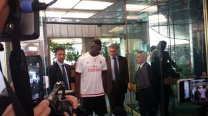 Arrivo di Mario Balotelli a Milanello