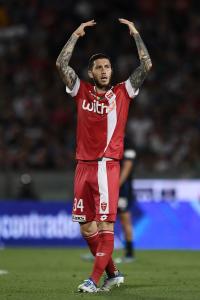 Pisa 29/05/2022 - finale Play Off serie B / Pisa-Monza / foto Image Sport
nella foto: esultanza gol Luca Marrone