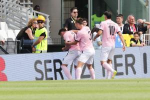 Palermo, Serie B 2024/2025, Cesena-Palermo 2-1, Orogel Stadium /foto Federico Serra/, nella foto: Gol Niccolò Pierozzi