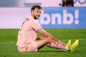 Palermo, Italy, 18 January 2026. Renzo Barbera Stadium, Palermo vs Spezia, match valid for the 2025/2026 Serie B championship. In the photo: Jeremy Le Douaron (Palermo FC)