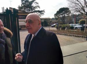 Incontro Berlusconi, Galliani e Mihajlovic a Milanello