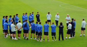 Allenamento Nazionale a Coverciano 