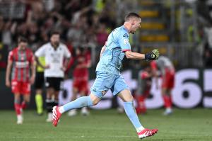 Mp La Spezia 01/06/2025 - finale Play Off serie B / Spezia-Cremonese / foto Matteo Papini/Image Sport
nella foto: Andrea Fulignati