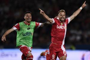 Pisa 29/05/2022 - finale Play Off serie B / Pisa-Monza / foto Image Sport
nella foto: esultanza gol Christian Gytkjaer