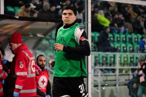 Palermo, Italy, 18 January 2026. Renzo Barbera Stadium, Palermo vs Spezia, match valid for the 2025/2026 Serie B championship. In the photo: Giuseppe Aurelio (Spezia)