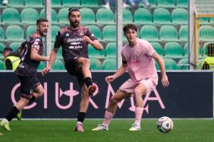 Palermo, Italy, 21 February 2026. Renzo Barbera Stadium, Palermo FC vs FC Sudtirol, match valid for the 2025/2026 Serie B championship. In the photo: Patryk Peda (Palermo FC)