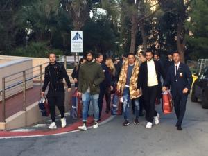 Genoa in visita all'ospedale Gaslini